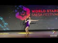 Iris Pahone (SHE'S ONLY 11😱)  - Salsa Show at World Stars Salsa Festival 2022