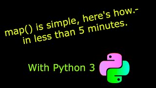 Python 3 - The Map Function is Awesome!