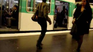 Paris Metro at Gare de l'Est on June 10, 2010 Paris, France