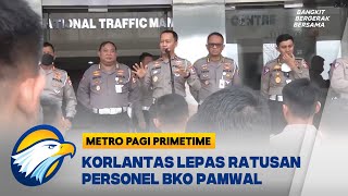 Korlantas Lepas Ratusan Personel BKO Pamwal