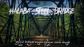 Halaba Steel Bridge | වසර සියයකට වඩා පැරණි හලාබ යකඩ පාලම | ඌව පරණගම - හාලිඇල | Haliela | Badulla