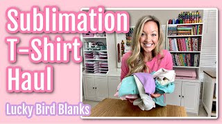 Sublimation T-shirt Blank Haul: Lucky Bird Blanks | Where to buy Adult Colored Sublimation Shirts