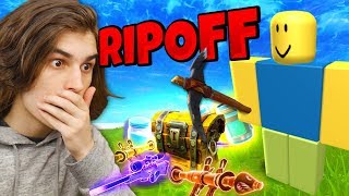 Playing A Fortnite Ripoff In Roblox Getplaypk The Fast - roblox fortnite ripoff get robuxco