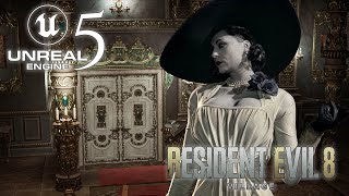 a Horror Castle in the style of Resident evil 8 !!! Unreal Engine 5 Marketplace Content !