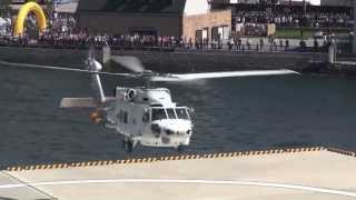 海上自衛隊 SH-60Kヘリ離陸＠よこすかYYのりものフェスタ2013