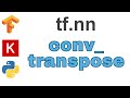 96: conv transpose | TensorFlow | Tutorial