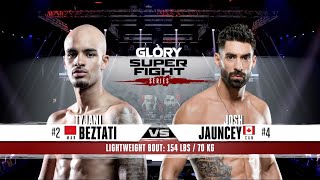 GLORY 65: Tyjani Beztati v Josh Jauncey