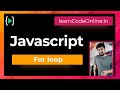 For loop basics in Javascript