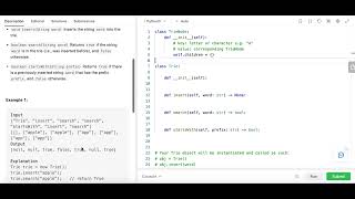 Implement Trie Prefix Tree - Leetcode 208 - Trie - Python