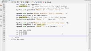 Week 04 String, Scanner, and Java API Part 9