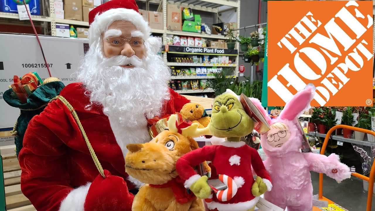 Home Depot 2021 Christmas Store Decorations Walkthrough - YouTube