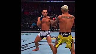 Figured it out peacefully 👊 Charles Oliveira vs Michael Chandler