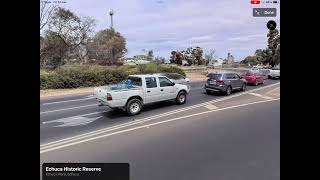 NSW/Vic Border Moana to Echuca and back