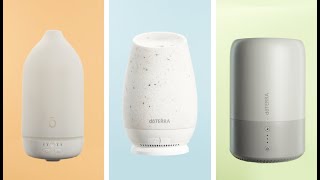 Dawn™ Aroma Humidifier, Roam™ Diffuser, and Laluz™ Diffuser