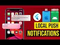 Implement Flutter Local Push Notifications | Local Notification for android and iOS | PackageExplore