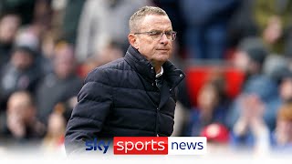 Ralf Rangnick refuses to be drawn on reports that Manchester United are set to appoint Erik ten Hag