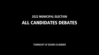 2022 Municipal Election - Township of Douro-Dummer