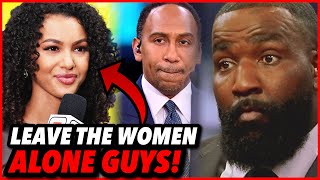 Malika Andrews PUSHES AGENDA Vs Stephen A Smith and Kendrick Perkins while discussing Ime Udoka