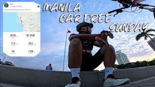 MANILA CAR FREE SUNDAY- November 2024  │ 40 KILOMETERS RIDE