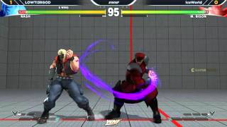 WNF Wednesday Night Fights 1.7 SFV - LOWTI3RGOD (Nash) vs IceWorld (M. Bison)