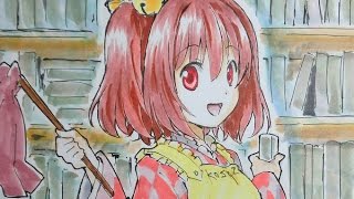 【東方ワンドロ】本居小鈴【描いてみた】touhou