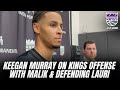 Keegan Murray on Kings offense with Malik & defending Lauri Markkanen