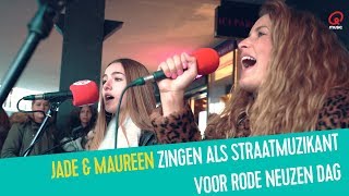 Maureen en Jade zongen op straat voor Rode Neuzen Dag! | Rode Neuzen Dag Top 1000