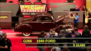 Mecum Auctions: Indy 2012 -G266- 1940 Ford Coupe