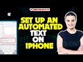 How to set up an automated text on iphone or ipad | Set up Autoreply 2024