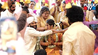 Rakshitha Brother Rana Marriage Video | Public TV