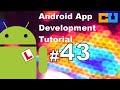 Android Tutorial #43 Animation (9\12) Canvas, integration with the activity lifecycle