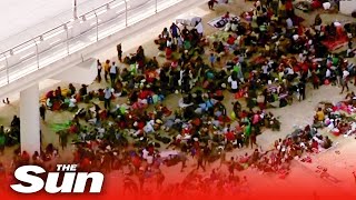 Border crisis explodes as 9,000 migrants crowd under Del Rio bridge, Texas