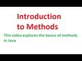Methods - Methods that Return a Value