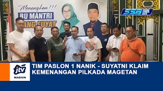 MAGETAN - Tim Paslon 1 Nanik - Suyatni Klaim Kemenangan Pilkada Magetan