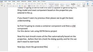 AEM Component generator part 2