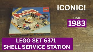 Unbox, build and review Lego set 6371 Shell Service Station from 1983 #lego  #legoland