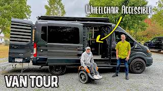 Overcoming Limits: Wheelchair Accessible Van Build for Disabled Veteran Van Life