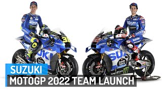 Suzuki Racing MotoGP 2022 Team Launch | Joan Mir and Alex Rins met the new Suzuki GSX-RR