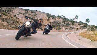 War movie clip Hrithik vs tiger bike chase part - 1.