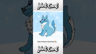 How to Draw a Snow Fox! 🦊❄️   | Joint Goal | Drawing