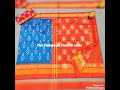 🍁💃pure pochampally ikkat silk sarees with best price 💃🍁