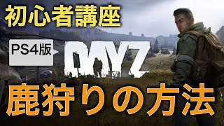 【DayZ攻略】鹿狩りの方法【PS4】女性実況