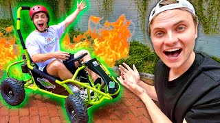 Unboxing DANGEROUS OFF-ROAD GO KART (INSANE)