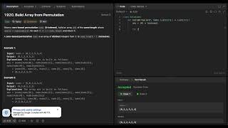 Build Array from Permutation(1920) | LeetCode | Problem Solving | Python
