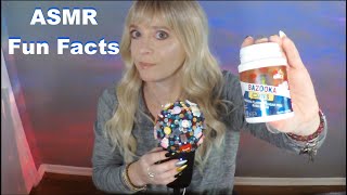 ASMR Gum Chewing Random Facts | Whispered