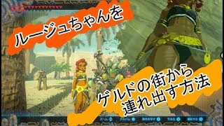 ルージュちゃんを街の外に連れ出す方法解説「ゼルダの伝説 ブレスオブザワイルド」