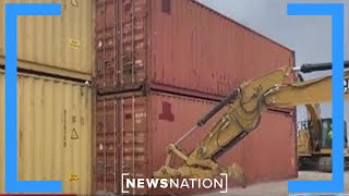 Border wall: Arizona uses shipping containers to fill gap | NewsNation Prime