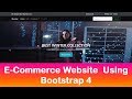 Bootstrap 4 website built from scratch in 1 hour - eCommerce website with Bootstrap 4