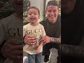 La foto que confirma el impresionante parecido de James con su hijo Samuel