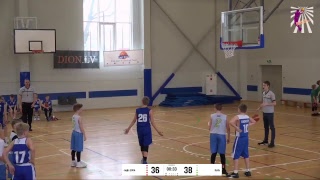 BBBL U12 Jugla LAT (wht) vs Keila KK EST (blu)